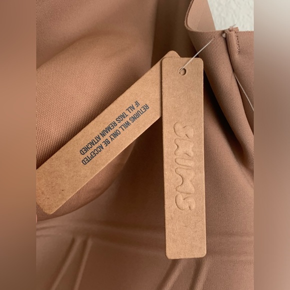 NWT, SKIMS, "Bonded Corset Group, Crop Corset", Color "Sienna", Size 3X - Picture 5 of 5